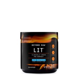 Beyond Raw Lit Clinically Dosed Pre-Workout -Blue Raspberry