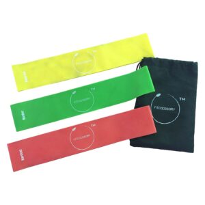 Fitccessory Mini Loop Resistance Bands 3 Pack